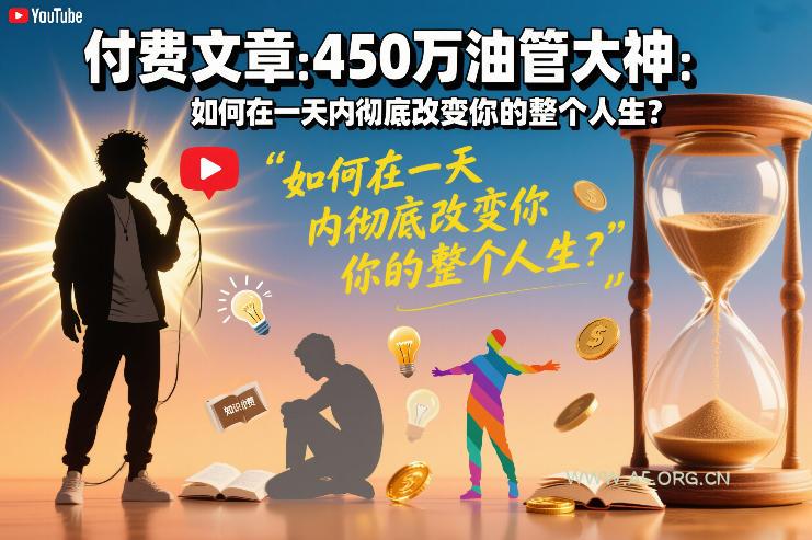 付费文章：450万油管大神：如何在一天内彻底改变你的整个人生？-小红泡