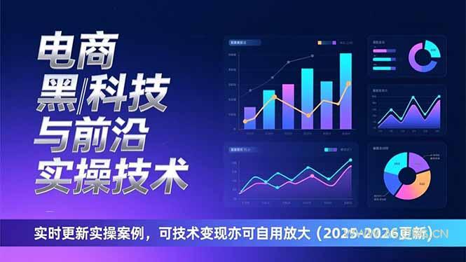 电商黑科技与前沿实操技术:实时更新实操案例,可技术变现亦可自用放大(2026更新-小红泡