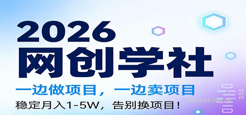 2026一边做项目,一边卖项目,稳定月入1-5W,告别换项目-小红泡