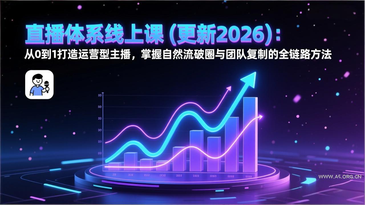 直播体系线上课(更新2026-小红泡