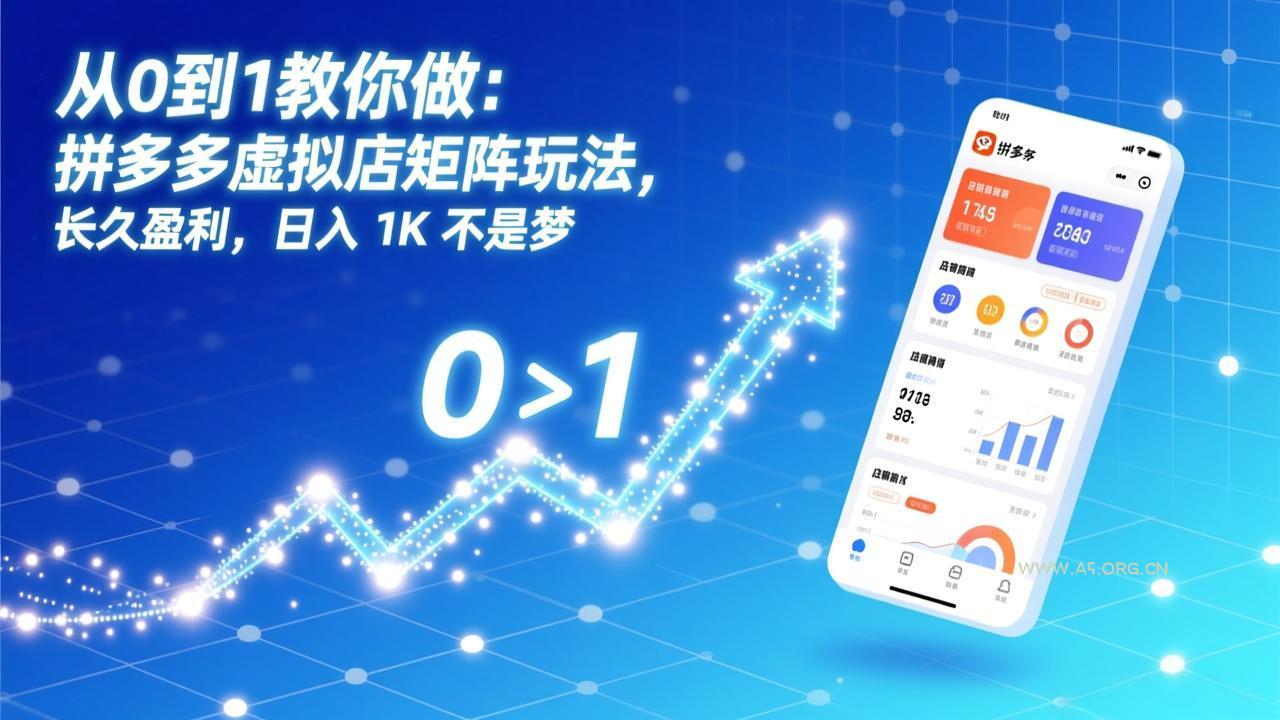 从0到1教你做:拼多多虚拟店矩阵玩法,长久盈利,日入 1K 不是梦-小红泡