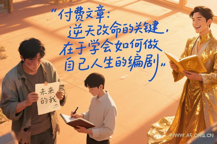 付费文章:逆天改命的关键,在于学会如何做自己人生的编剧-小红泡