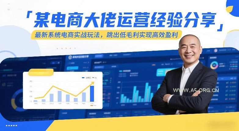 某电商大佬运营经验分享,最新系统电商实战玩法,跳出低毛利实现高效盈利-小红泡