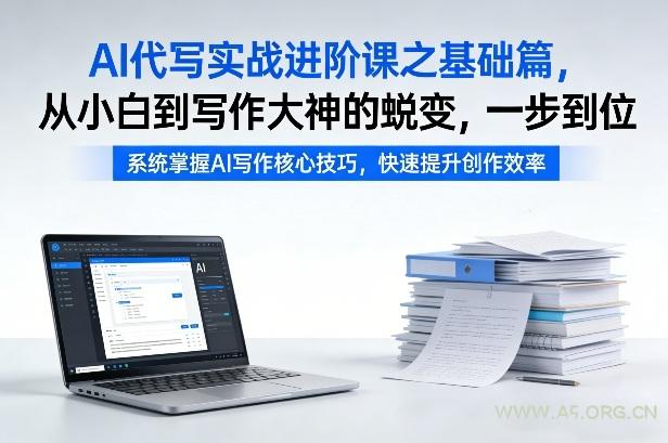 AI代写实战进阶课之基础篇,从小白到写作大神的蜕变,一步到位【揭秘】-小红泡