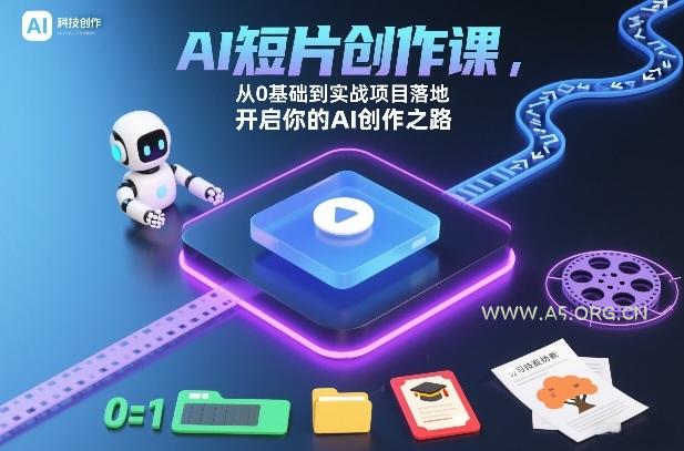 AI短片创作课,从0基础到实战项目落地,开启你的AI创作之路(更新)-小红泡