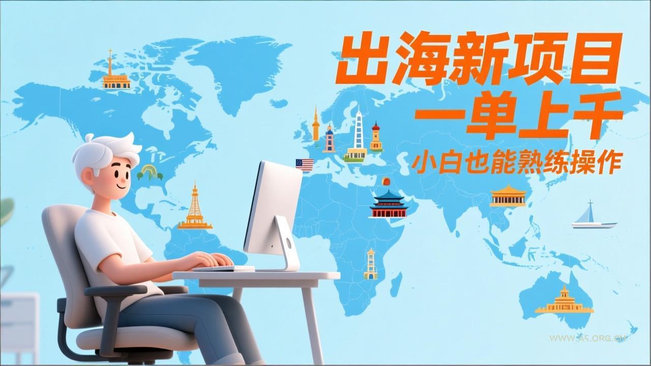 出海新项目，一单上千，小白也能熟练操作-小红泡