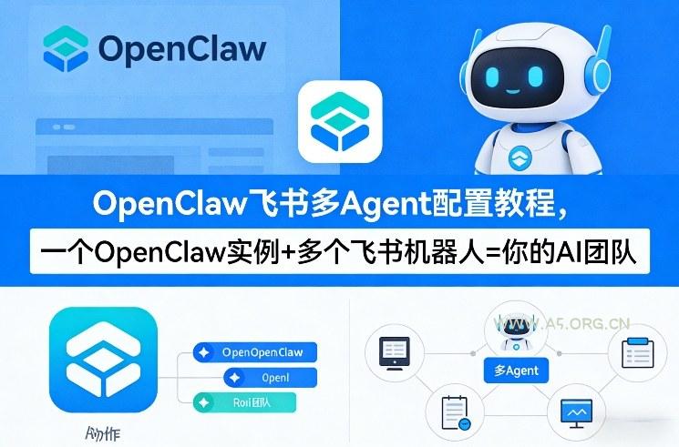 OpenClaw飞书多Agent配置教程(破局星球版)，一个OpenClaw实例+多个飞书机器人=你的AI团队-小红泡