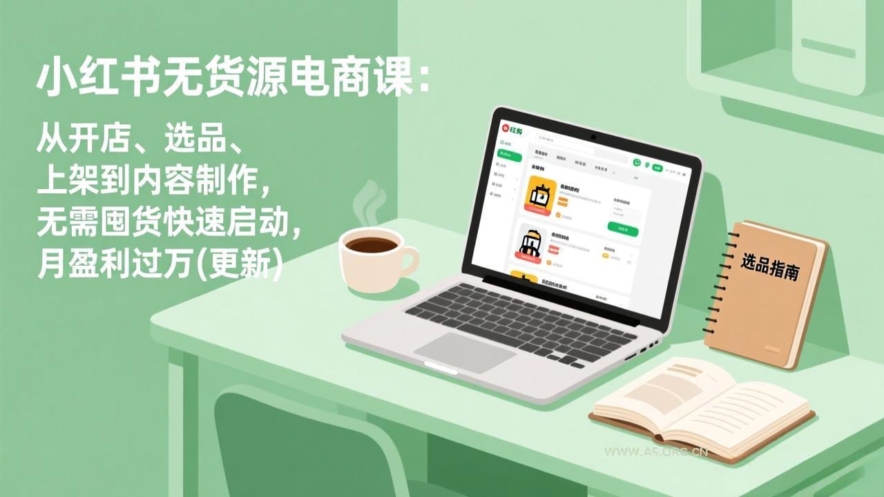 小红书无货源电商课(3月更新-小红泡