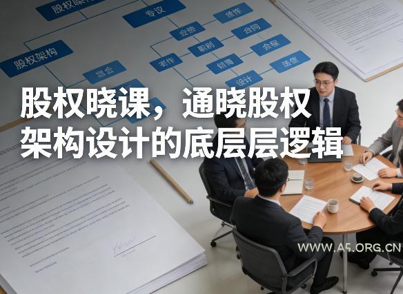 股权晓课,通晓股权架构设计的底层逻辑-小红泡