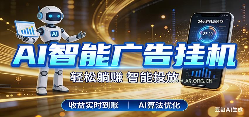 智能广告挂机新时代,利用碎片化时间实现稳定被动收益,AI帮你持续盈利-小红泡