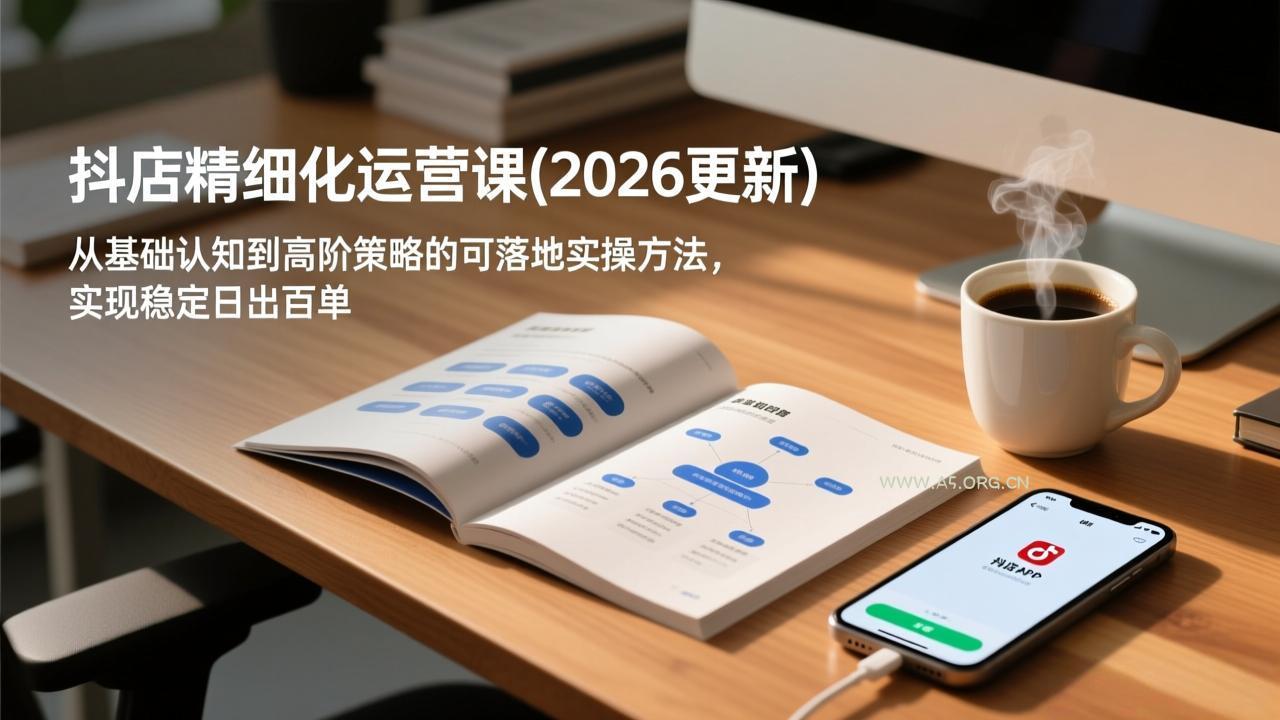 抖店精细化运营课(26年3月更新-小红泡