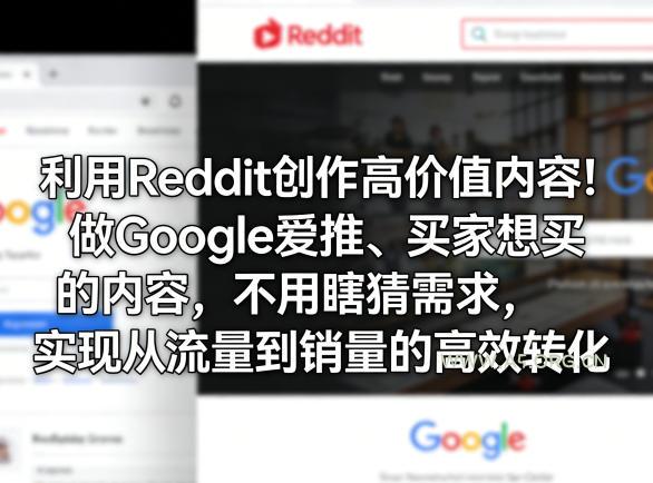 利用Reddit创作高价值内容!做Google爱推、买家想买的内容,不用瞎猜需求,实现从流量到销量的高效转化-小红泡