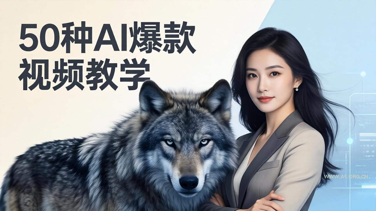 50种AI爆款视频教学：影视级古诗词+治愈萌宠+山海经蛟龙，高阶宝典商业落地-小红泡