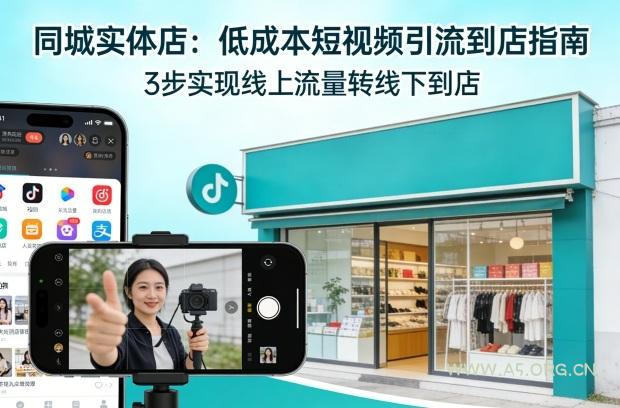 同城实体店，如何低成本把客户从短视频带到线下门店-小红泡