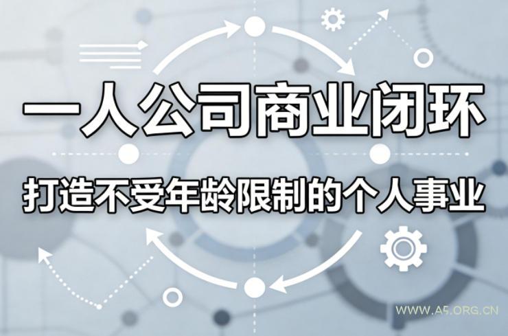 一人公司商业闭环,打造一份不受年龄限制的个人事业-小红泡