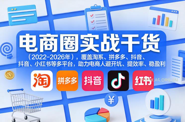 电商圈实战干货(2023-2026年),覆盖淘系、拼多多、抖音、小红书等多平台,助力电商人避开坑、提效率、稳盈利(更新4月)-小红泡