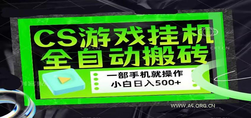 CSGO游戏挂机捡漏搬砖,超稳定的项目,带领1000+小白实现日入500+-小红泡