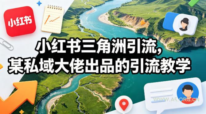 小红书三角洲引流,某私域大佬出品的引流教学-小红泡