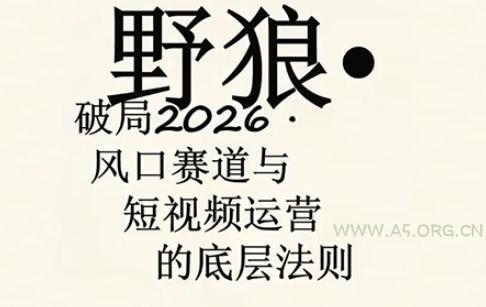 野狼团队·多平台实操运营课,覆盖AI口播、服装、好物、漫剪等热门玩法(更新4月29日)-小红泡
