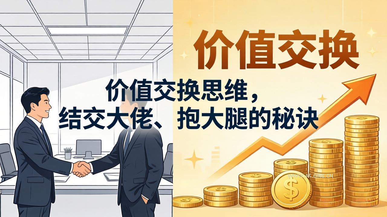 某付费文章:价值交换思维,结交大佬、抱大腿的秘诀-小红泡