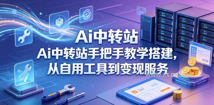 Ai中转站手把手教学搭建,从自用工具到变现服务-小红泡