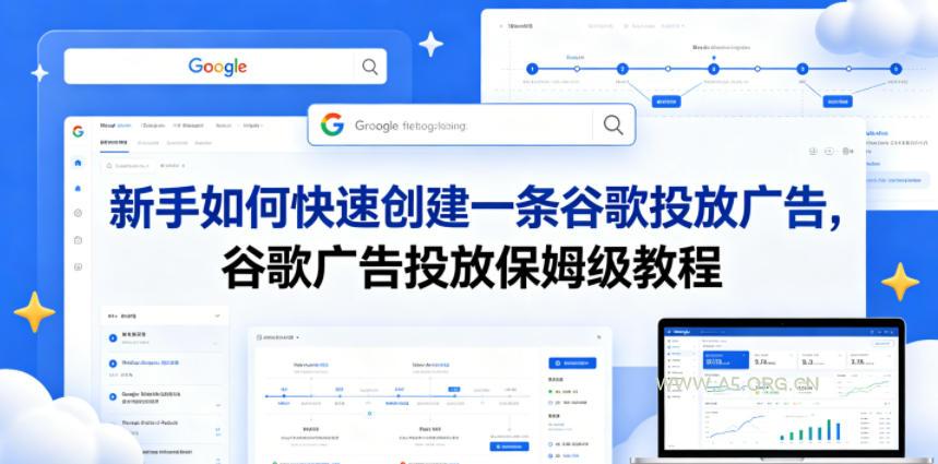 新手如何快速创建一条谷歌投放广告，谷歌广告投放保姆级教程-小红泡