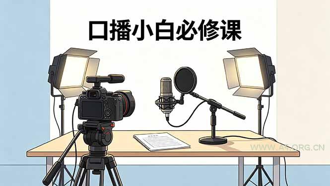 口播小白必修课：录像收音灯光设备+脚本撰写，搭专业级录制场景-小红泡