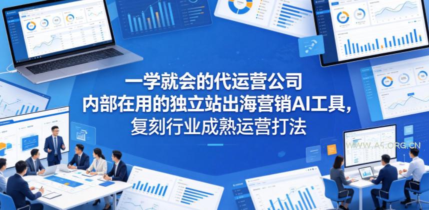 一学就会的代运营公司内部在用的独立站出海营销AI工具,复刻行业成熟运营打法-小红泡