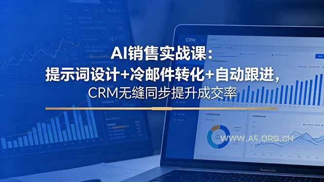 AI销售实战课:提示词设计+冷邮件转化+自动跟进,CRM无缝同步提升成交率-小红泡