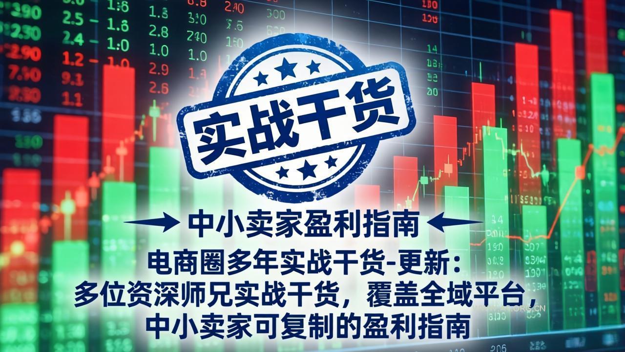 电商圈多年实战干货-更新5月20:多位资深师兄实战干货/覆盖全域平台,中小卖家可复制的盈利指南-小红泡