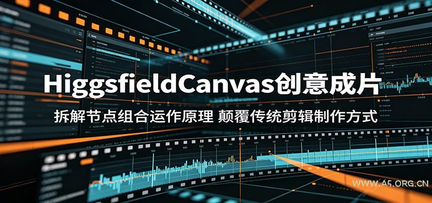 HiggsfieldCanvas创意成片：拆解节点组合运作原理，颠覆传统剪辑制作方式-小红泡