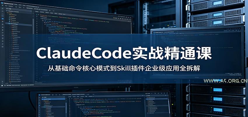 ClaudeCode实战精通课：从基础命令核心模式到Skill插件企业级应用全拆解-小红泡