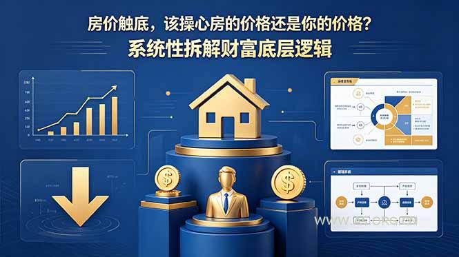 付费文章:房价触底,该操心房的价格还是你的价格?系统性拆解财富底层逻辑-小红泡
