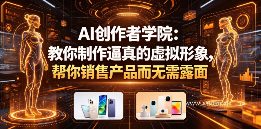 AI创作者学院：教你制作逼真的虚拟形象，帮你销售产品而无需露面【原创双语字幕】-小红泡