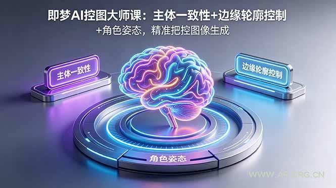 即梦AI控图大师课:主体一致性+边缘轮廓控制+角色姿态,精准把控图像生成-小红泡