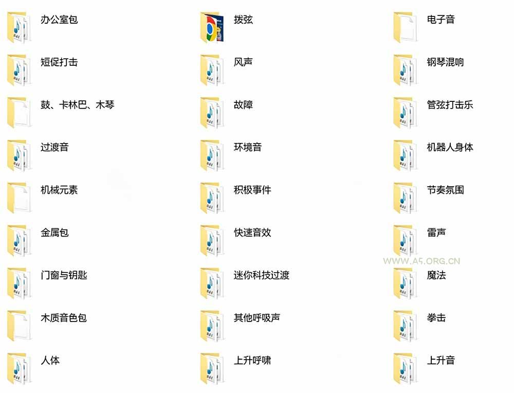 宝藏音效合集包！60+多种音效分类，共计3900个，分类清晰，全中文分类，高品质剪辑音效素材包-小红泡