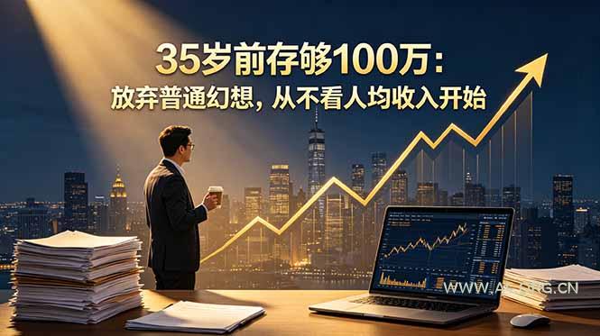35岁前存够100万:放弃普通幻想,从不看人均收入开始-小红泡