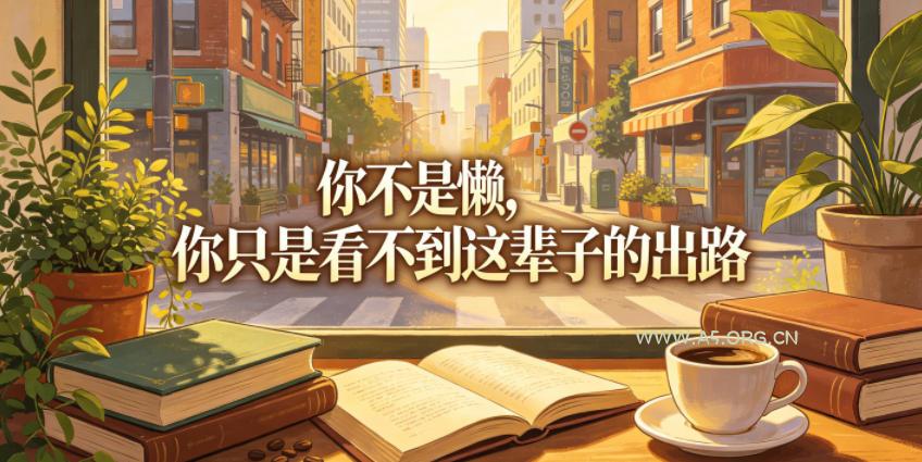 付费文章：你不是懒，你只是看不到这辈子的出路-小红泡