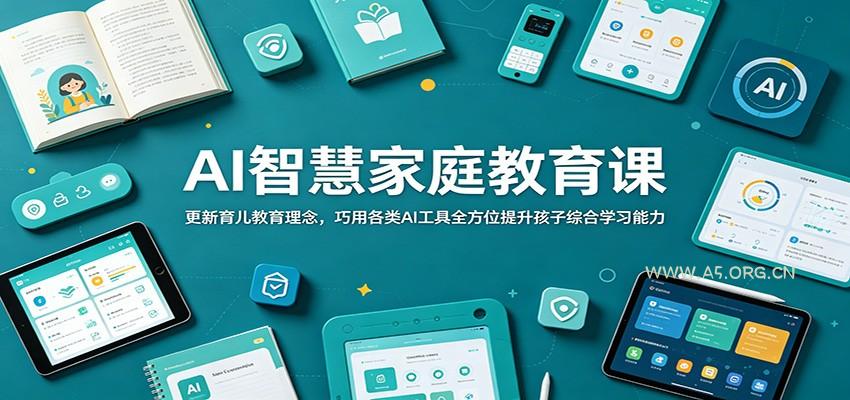 AI智慧家庭教育课：更新育儿教育理念，巧用各类AI工具全方位提升孩子综合学习能力-小红泡