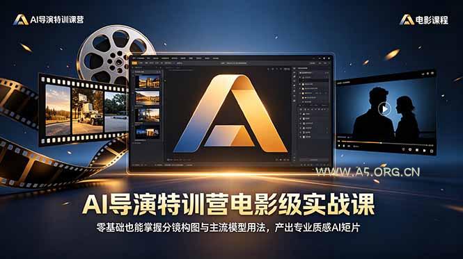 AI导演特训营电影级实战课，零基础也能掌握分镜构图与主流模型用法，产出专业质感AI短片-小红泡