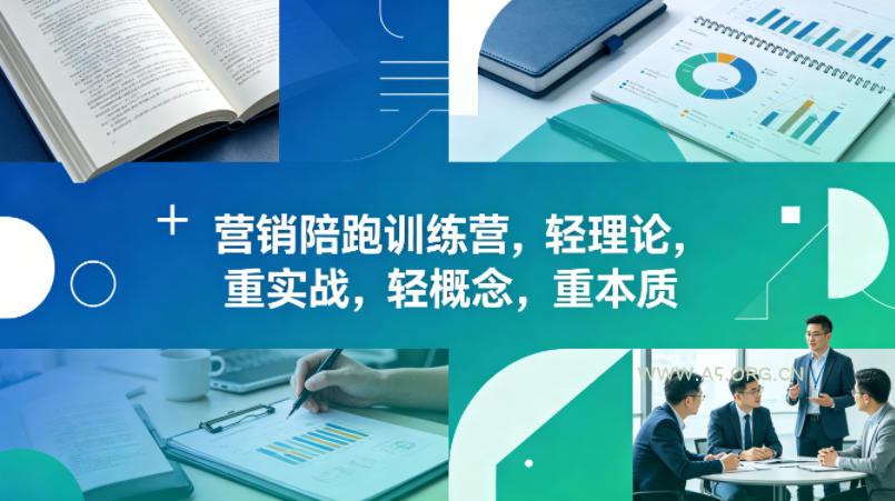 老A营销陪跑训练营,轻理论,重实战,轻概念,重本质(更新2026年6月)-小红泡