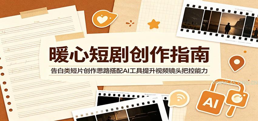 暖心短剧创作指南：告白类短片创作思路搭配AI工具提升视频镜头把控能力-小红泡