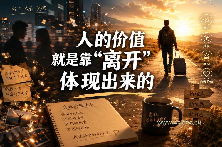 付费文章:人的价值就是靠“离开”体现出来的-小红泡
