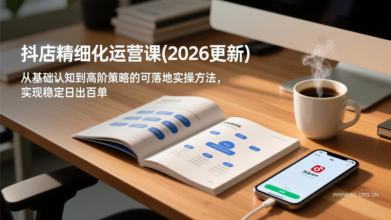 抖店精细化运营课(更新6月-小红泡