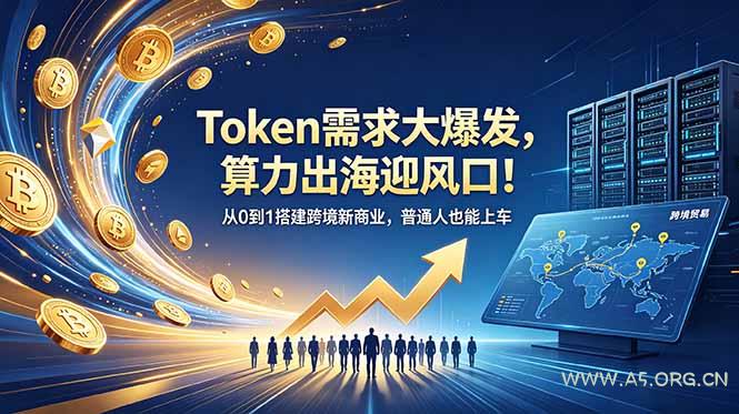 Token需求大爆发，算力出海迎风口！从0到1搭建跨境新商业，普通人也能上车-小红泡