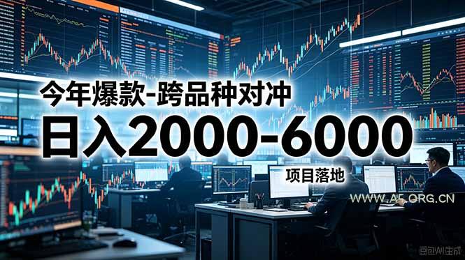 今年爆款-跨品种对冲日入2000-6000,项目落地!-小红泡