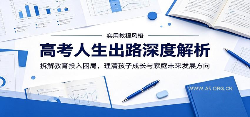 高考人生出路深度解析:拆解教育投入困局,理清孩子成长与家庭未来发展方向-小红泡