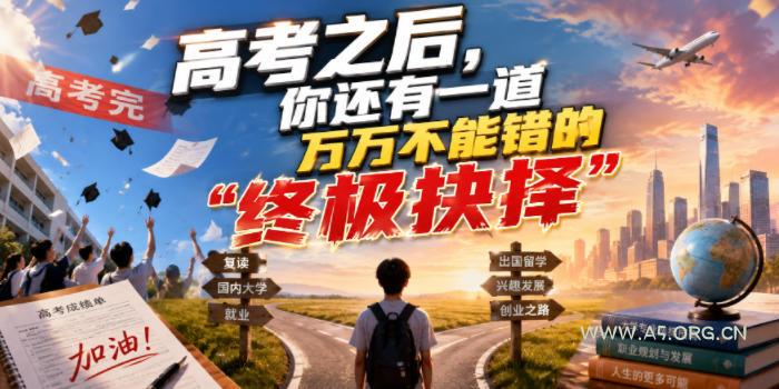 付费文章：高考之后，你还有一道万万不能错的“终极抉择”-小红泡