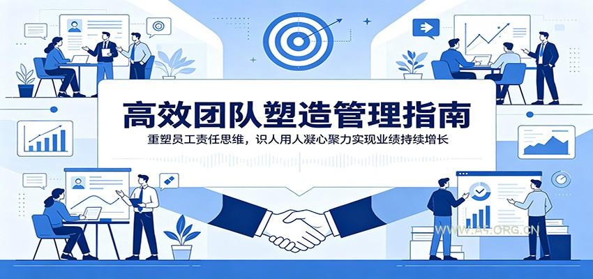 高效团队塑造管理指南：重塑员工责任思维，识人用人凝心聚力实现业绩持续增长-小红泡