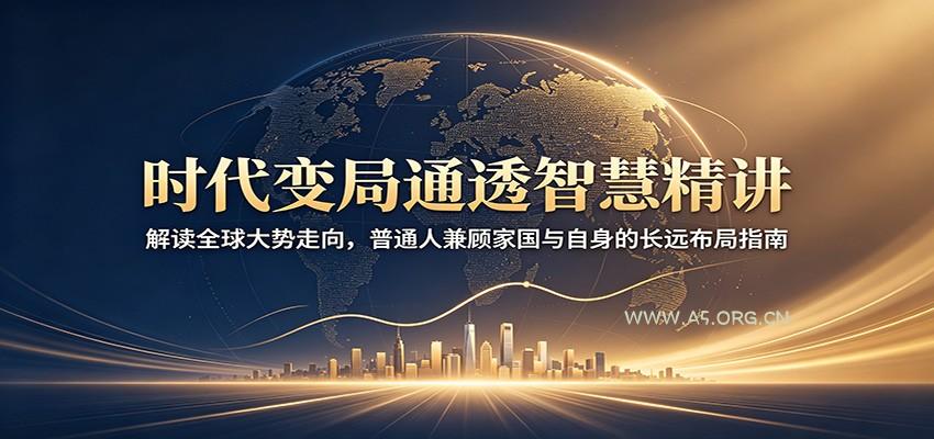 时代变局通透智慧精讲:解读全球大势走向,普通人兼顾家国与自身的长远布局指南-小红泡